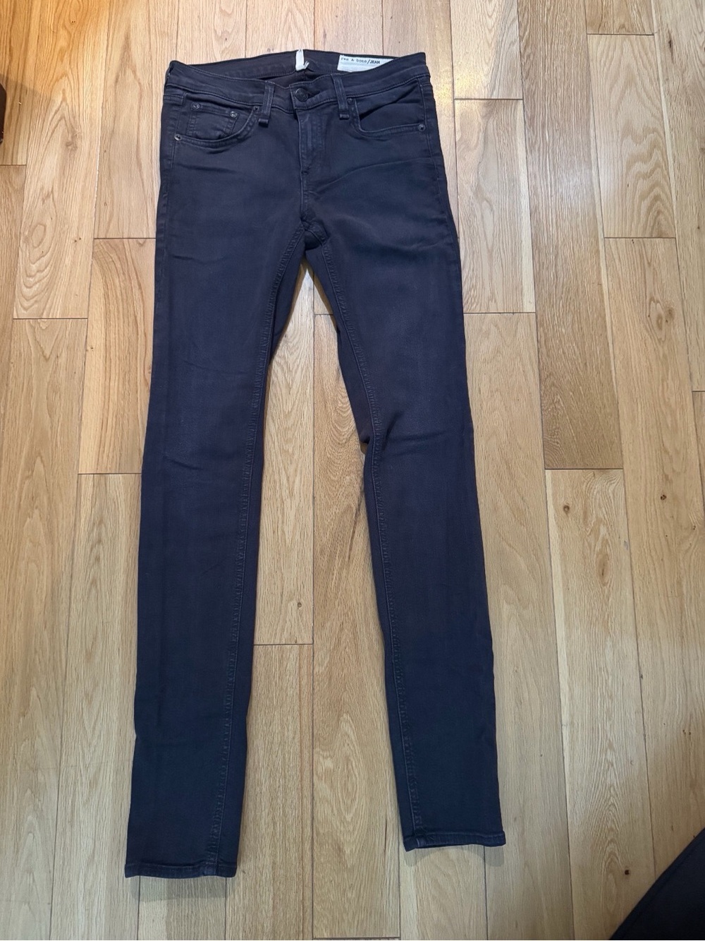 Rag & bone Slim Fit Black Jeans - Classic Casual Style